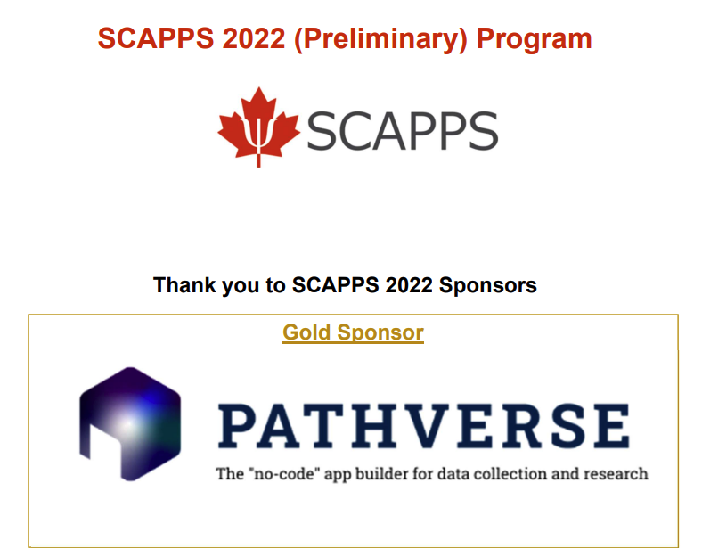 We are excited to be sharing our platform at SCAPPS!